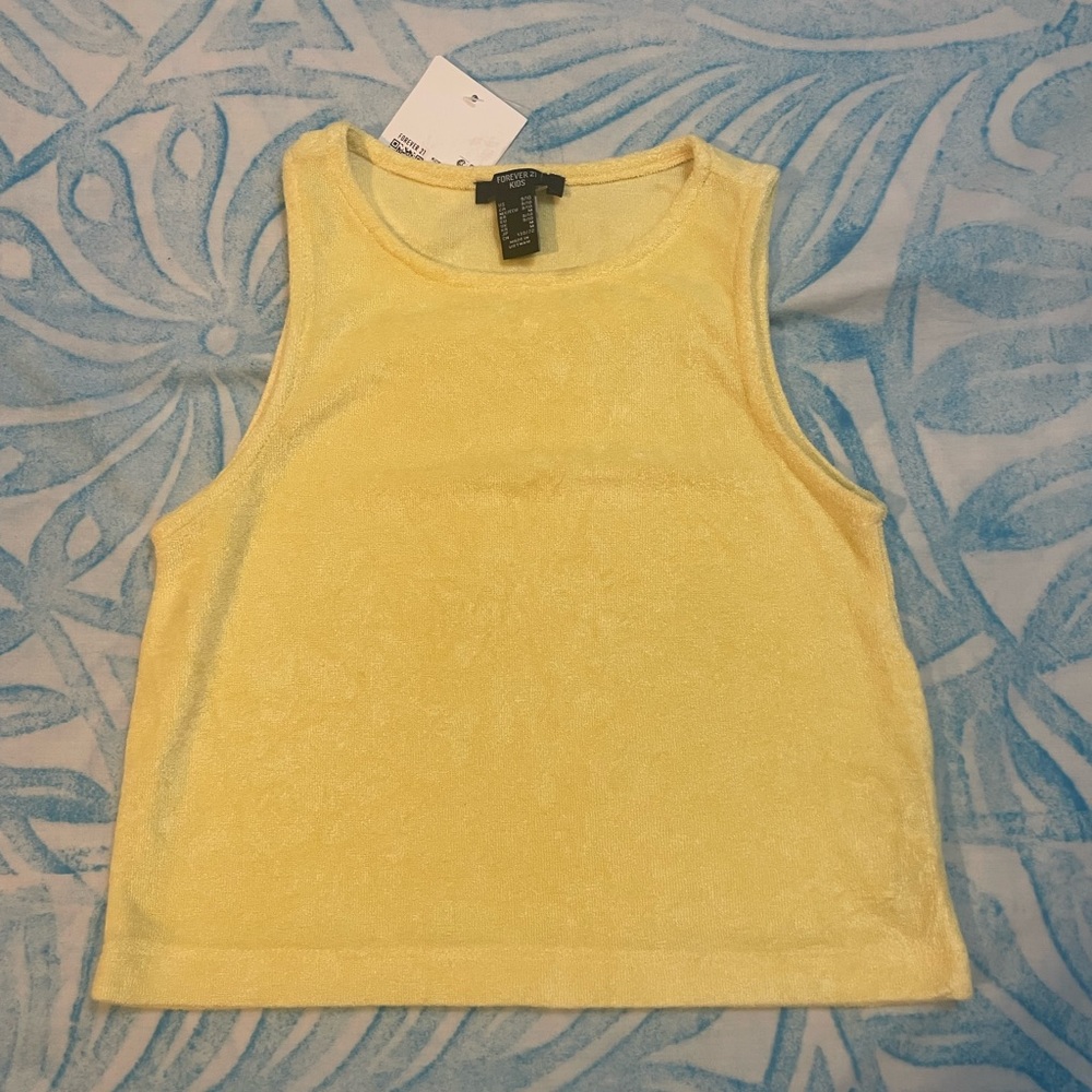 Forever 21 Kids Yellow Tank Top for Girls